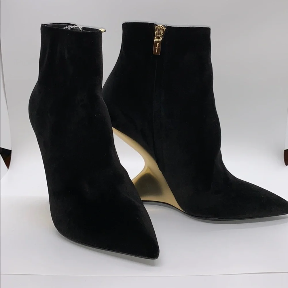 New Salvatore Ferragamo Bolgheri ankle boots sz-8C - Picture 3 of 7